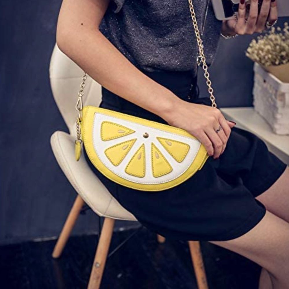 New Lemon wedge purse/ handbag/ shoulder bag